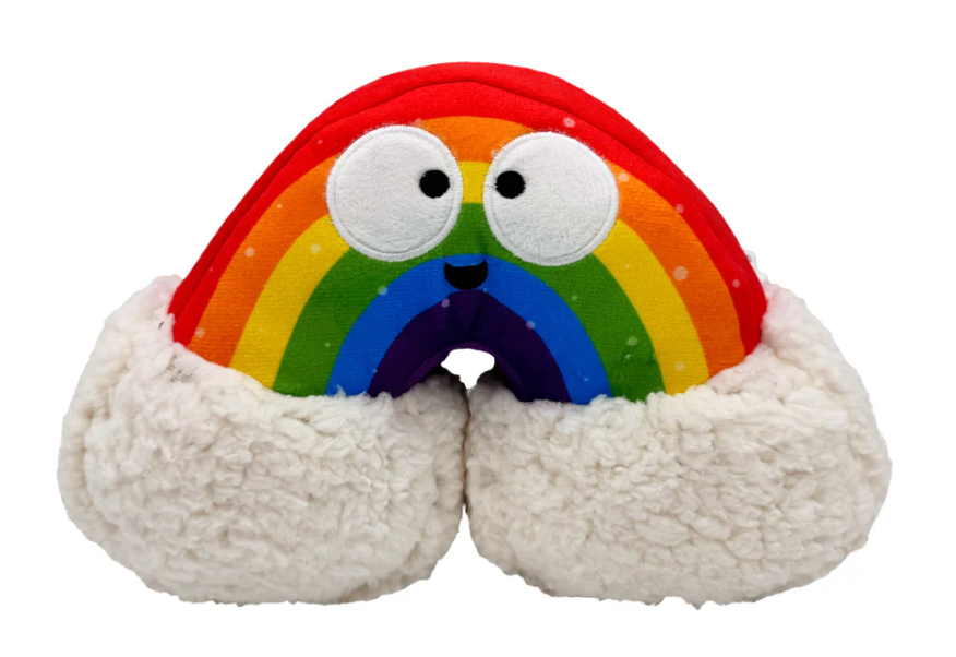H&K Dog Power Plush-Happy Rainbow | The Bark Club