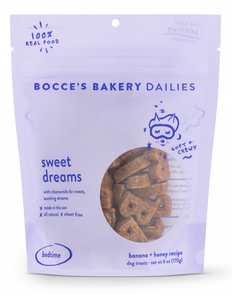 Bocce s Bakery Dailies Sweet Dreams Bananas Honey Recipe Dog Treats The Bark Club